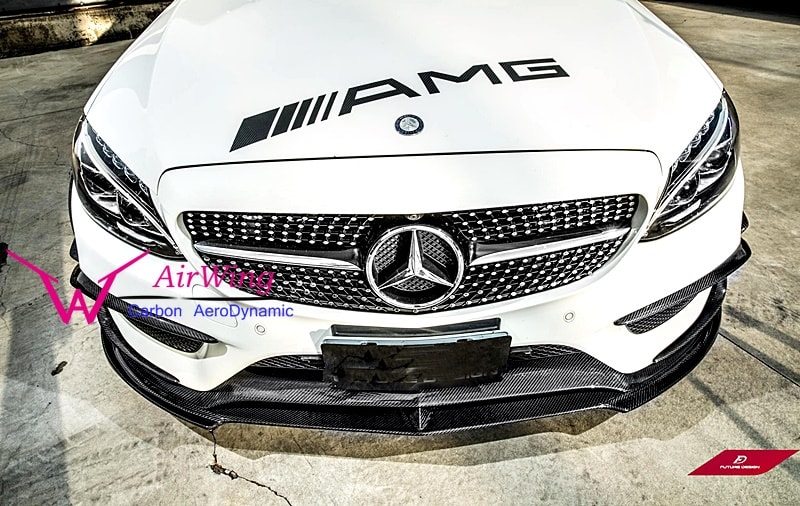 Mercedes-Benz W205 Future Design carbon front lip 02